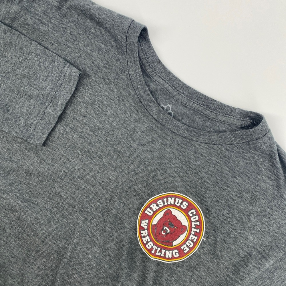 Rudis Ursinus College Wrestling Shirt Mens Large Gray Way Of Life Training NCAA
